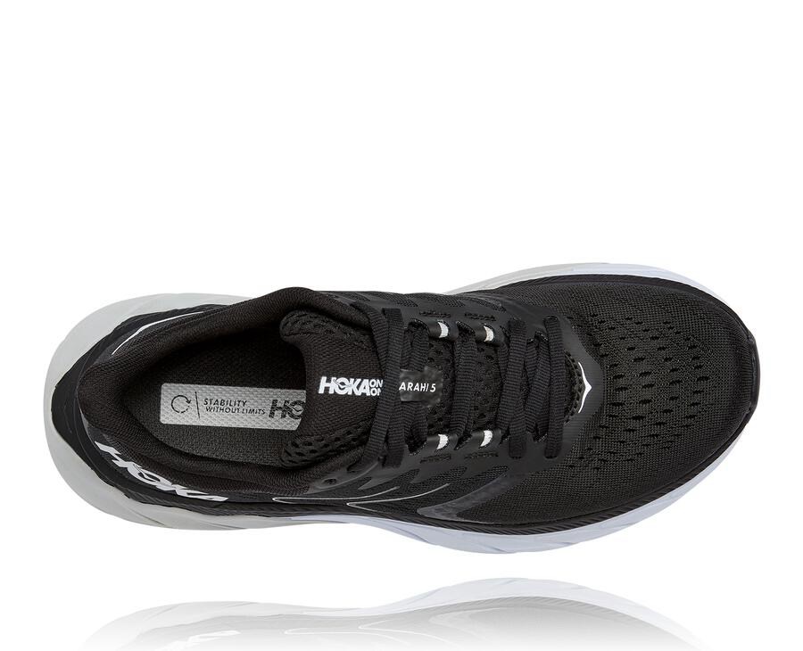 Hoka One One Løbesko Dame - Arahi 5 - Sort/Hvide - 920367LHC